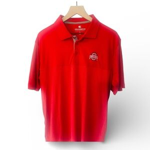 Ohio Buckeyes Red Men's Polo Shirt